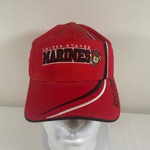Vintage United States Marines Corps Semper Fi Hat ML Caps USMC Adjustable